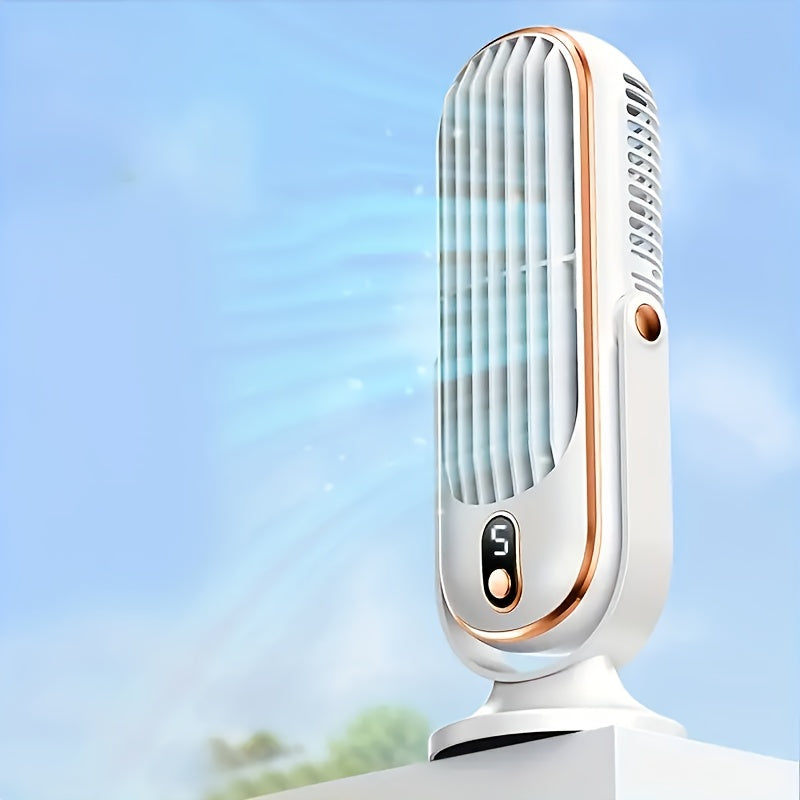Rechargeable Portable Desk Fan with 720° Rotation & 8-Hour Battery – Quiet USB Travel Cooling Fan for Home, Office & Camping | Thomler