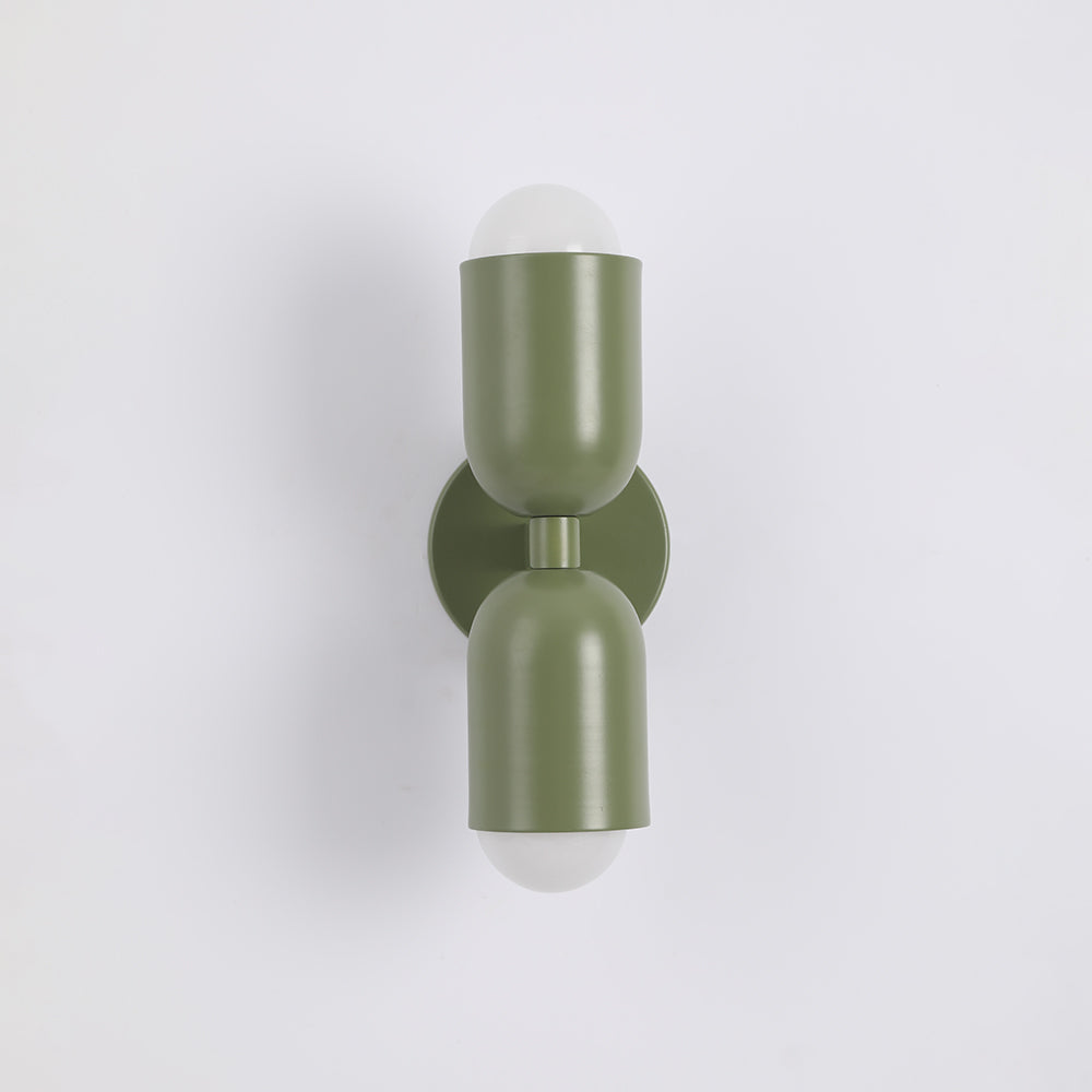 Metal Cylinder Wall Sconce Modern Accent Light for Bedroom Living Room Hardwired LED Indoor Fixture | Thomler