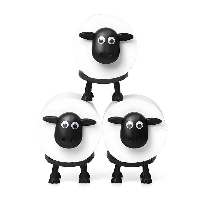 Sheep Toilet Paper Holder Stand - Freestanding Bathroom Roll Storage Organizer - Fun Novelty Animal Design for Bathroom, Kids Room & Guest | Thomler