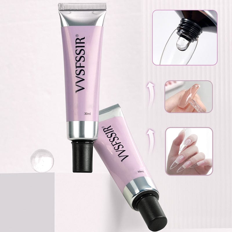 Press-On Nail Adhesive Kit with UV Lamp & Remover – Complete Salon Manicure System for Home Use | Thomler