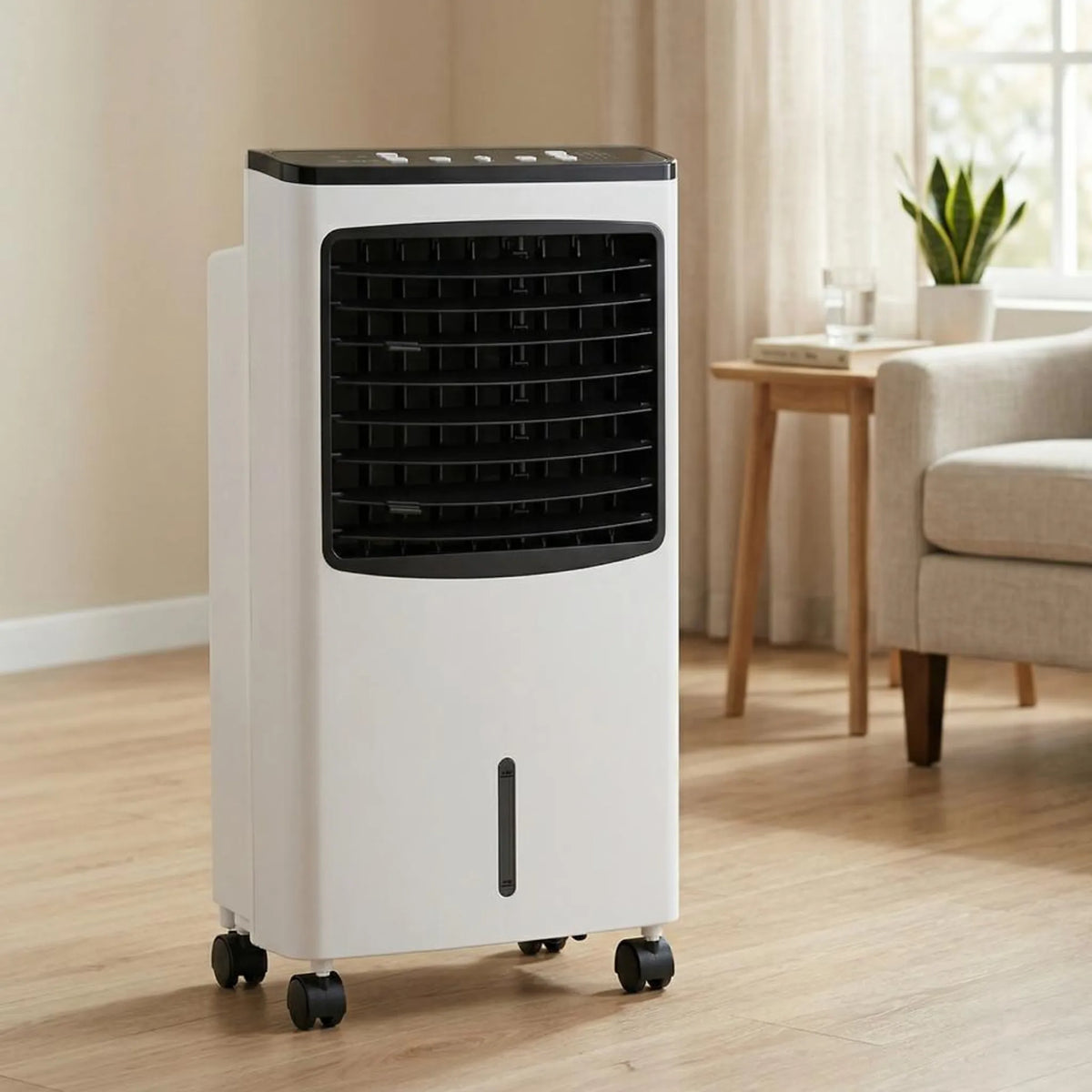 Evaporative Cooler Fan 3-Speed Portable Room Air Cooler with Humidifier Remote Control Timer for Bedroom Office Dorm Home | Thomler