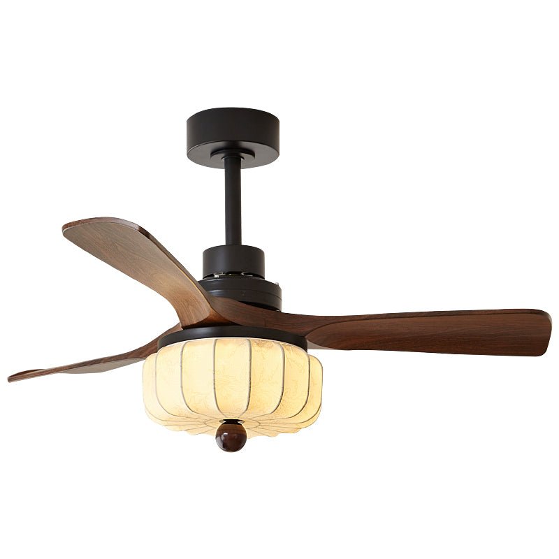 Retro Farmhouse Ceiling Fan with Integrated LED Light & Remote – 36"/42"/52" – 6 Speeds | Thomler