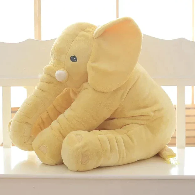 Plush Elephant Cushion Toy for Babies & Toddlers – Soft Nursery Decor – Nursery Accent Pillow for Kids Bedroom Playroom – Large Stuffed Anim | Thomler