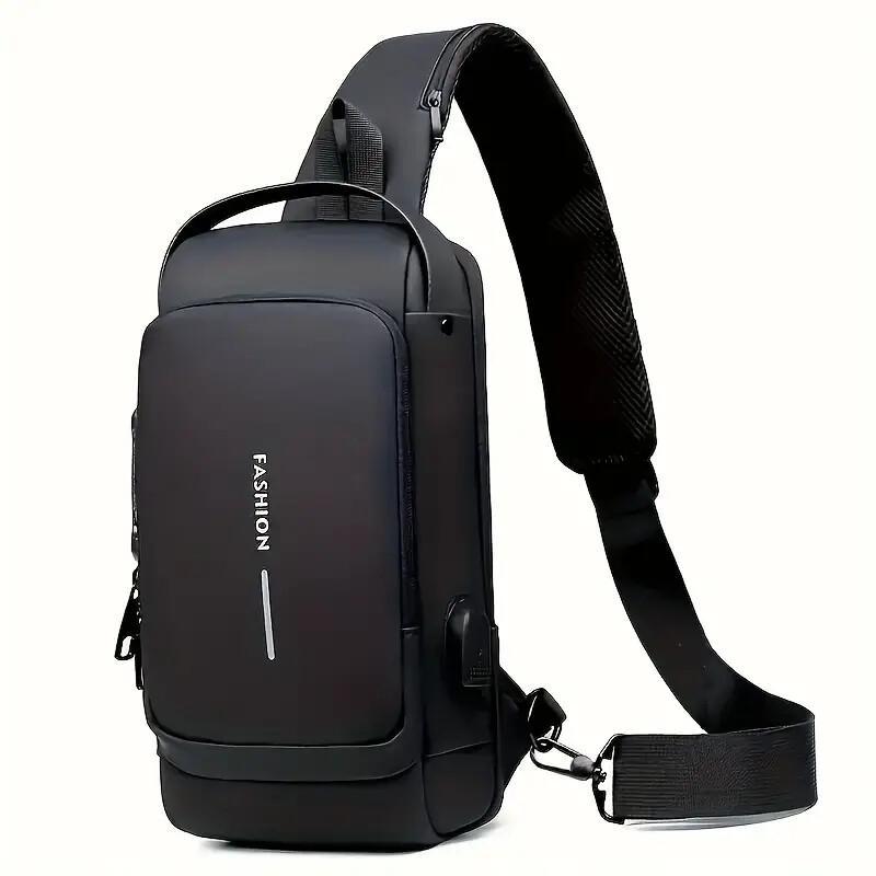Compact Sling Bag with Combination Lock for Men and Women Crossbody Security Chest Pack for Travel Commute Outdoors | Thomler