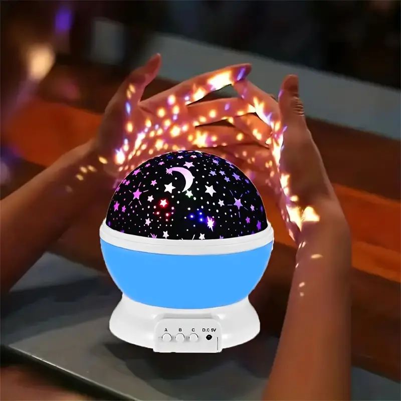 Galaxy Night Light Projector with Music & Rechargeable LED for Kids Room, Bedroom Ceiling & Wall Display | Thomler