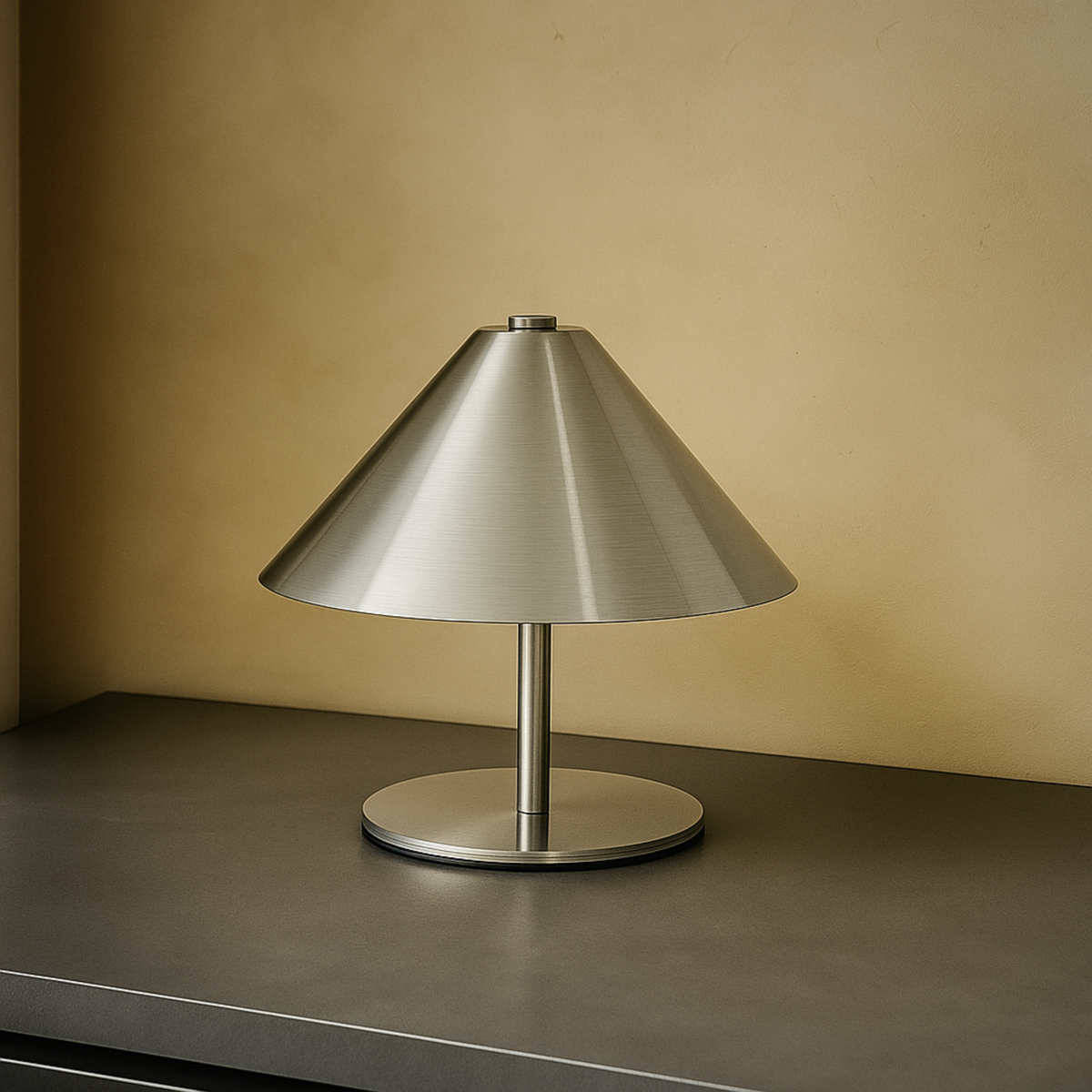 Rechargeable LED Table Lamp with Touch Dimmer & 3 Brightness Settings for Bedroom, Office & Patio | Thomler