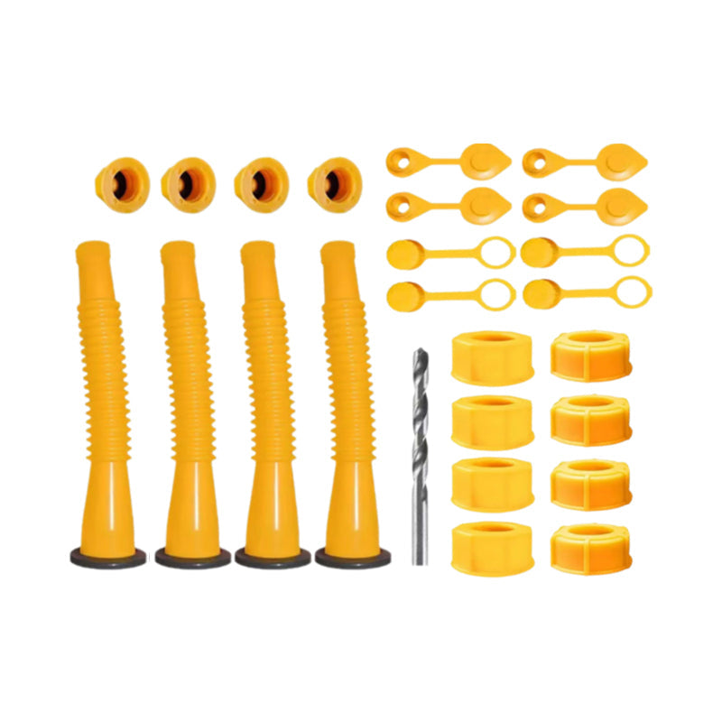 Fuel Container Replacement Spout Kit with Bendable Hose for Gas Cans – Universal Fit Pouring Nozzle Set | Thomler