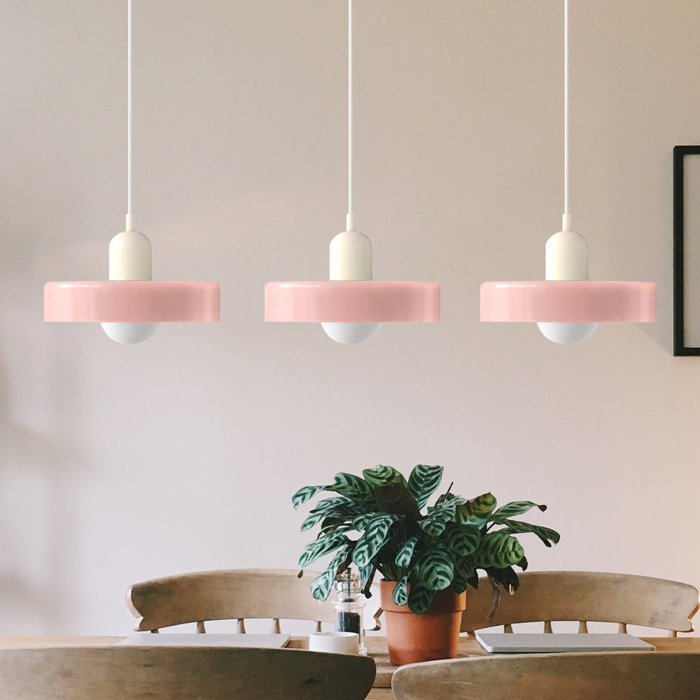 Pendant Light Glass Shade 30.0 cm Bedroom Bedside Hanging Lamp Modern Minimalist Nordic Style Adjustable Ceiling Light | Thomler