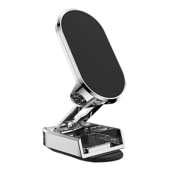 Dashboard Cell Phone Mount with Strong Magnet for Hands-Free Navigation in Any Vehicle Silver Black 360° Rotation Grip | Thomler