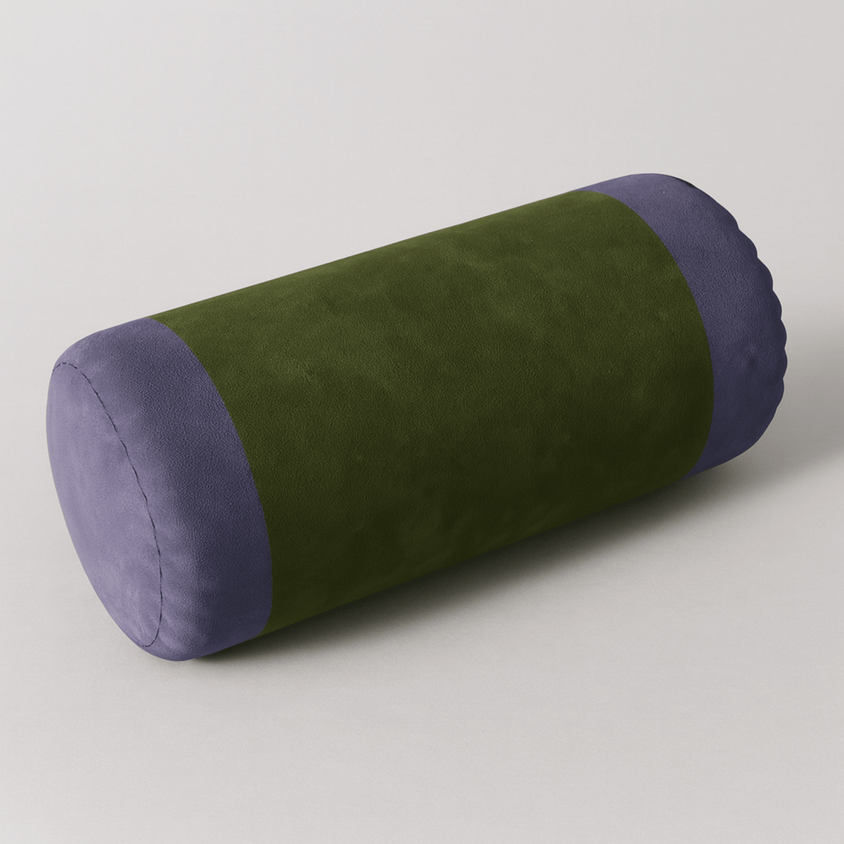 Cylindrical Bolster Cushion – Soft Velour Lumbar Support Roll for Couch, Bed & Neck Relief | Thomler