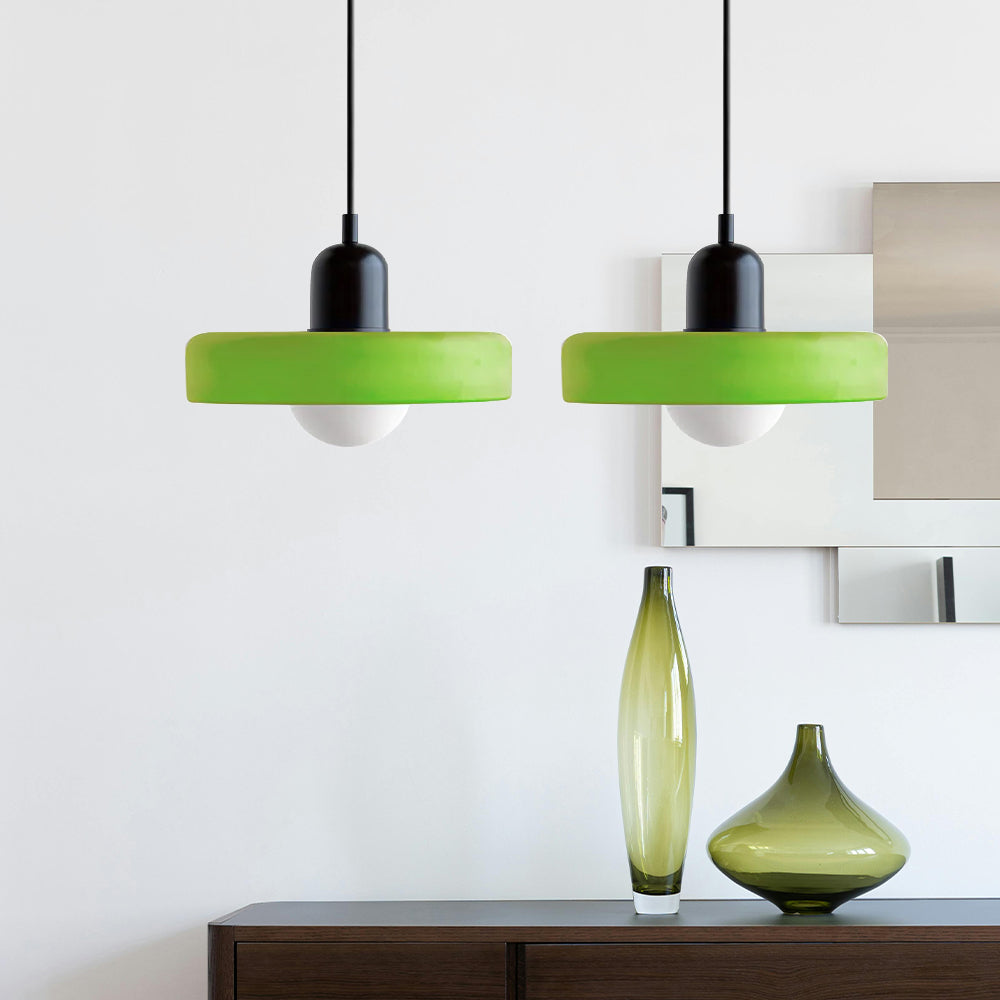 Pendant Light Glass Double Shade G9 35.0 cm Dining Room Kitchen Island Ceiling Fixture Modern Hanging Lamp | Thomler