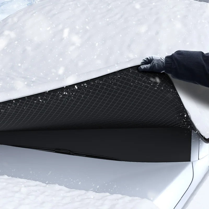 Magnetic Windshield Snow Cover for Cars – All-Season Protection from Ice, Frost & Sun – Easy Install with Built-In Magnets | Thomler