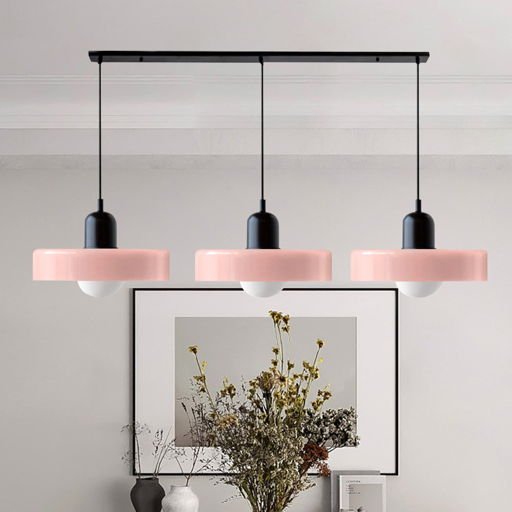 Pendant Light Glass Shade 30.0 cm Bedroom Bedside Hanging Lamp Modern Minimalist Nordic Style Adjustable Ceiling Light | Thomler