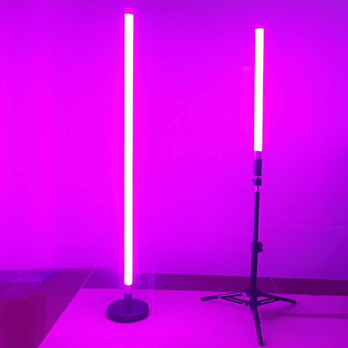 Portable Rechargeable LED Tube Light with RGB Color Modes and Wireless Remote for Photography Studio Bedroom Living Room | Thomler