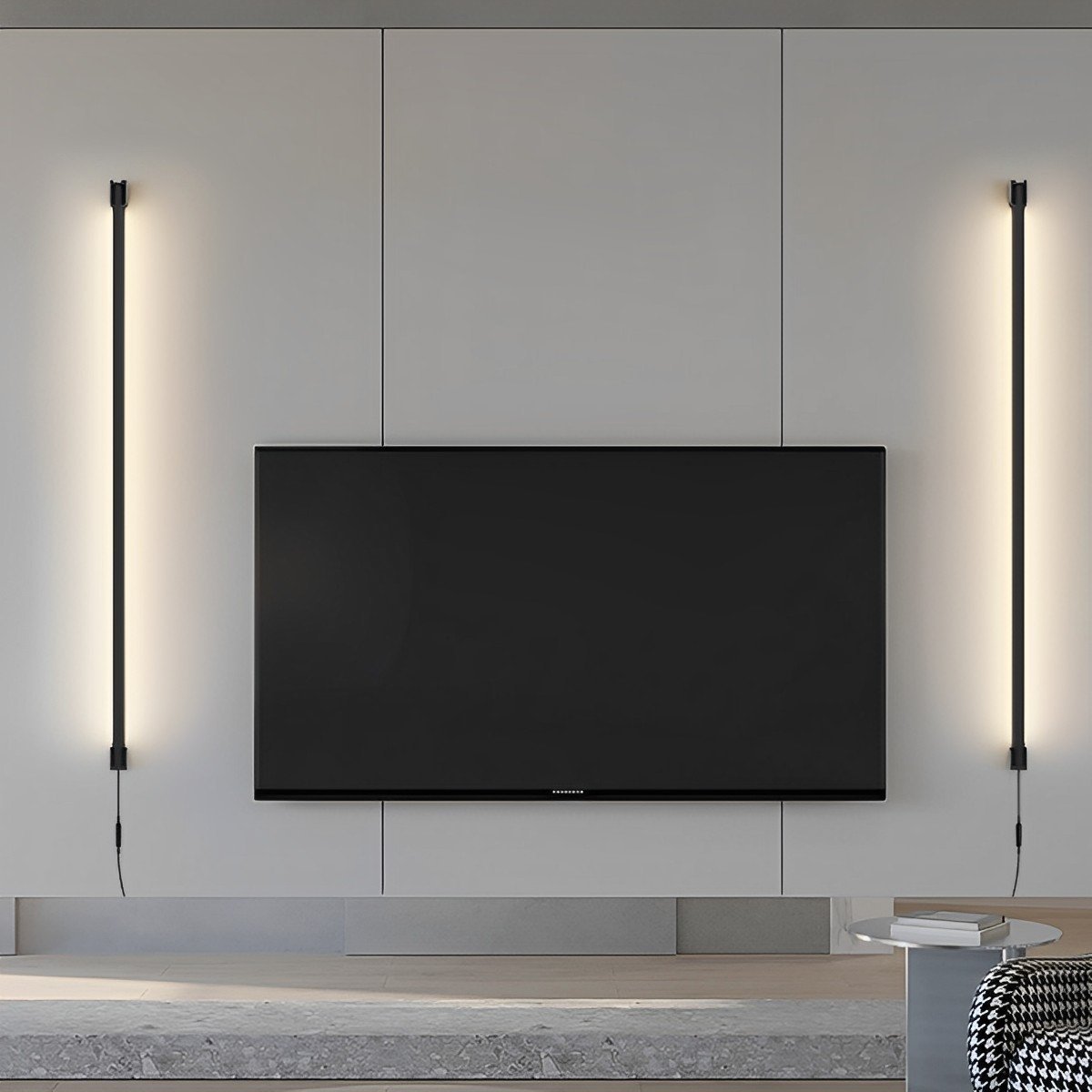 Adjustable Linear LED Sconce with Directional Beam – Black or White Aluminum for Bedroom, Living Room & Hallway | Thomler