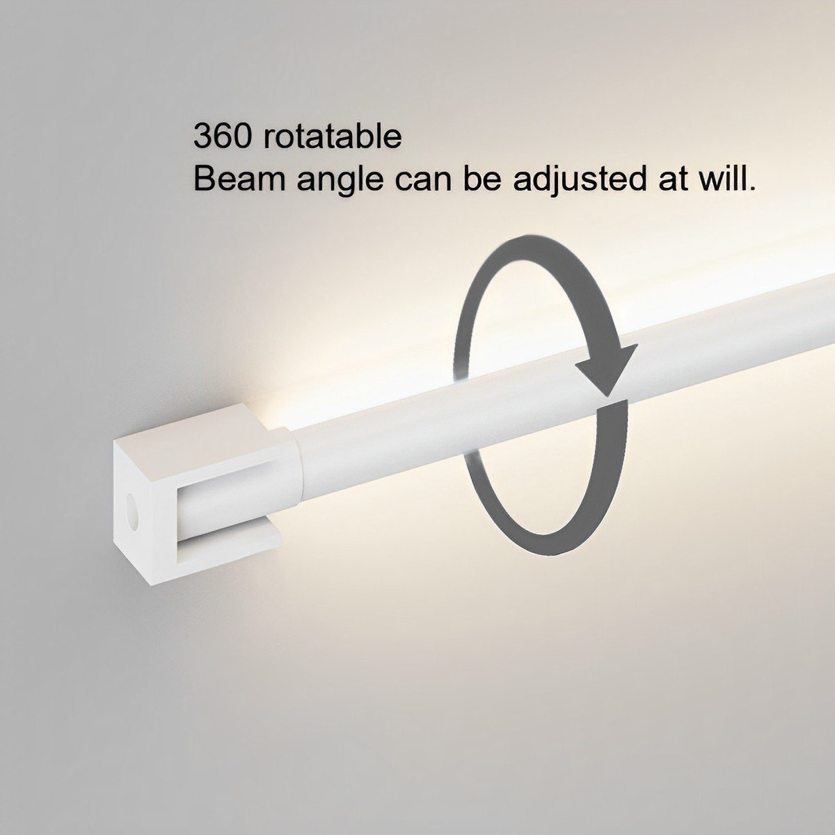 Adjustable Linear LED Sconce with Directional Beam – Black or White Aluminum for Bedroom, Living Room & Hallway | Thomler