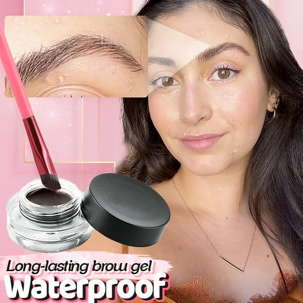Eyebrow Hair-Stroke Stamp Brush – Instant Natural Brows with Microblading Effect for Powder, Gel & Pomade | Water-Resistant, Ergonomic | Thomler