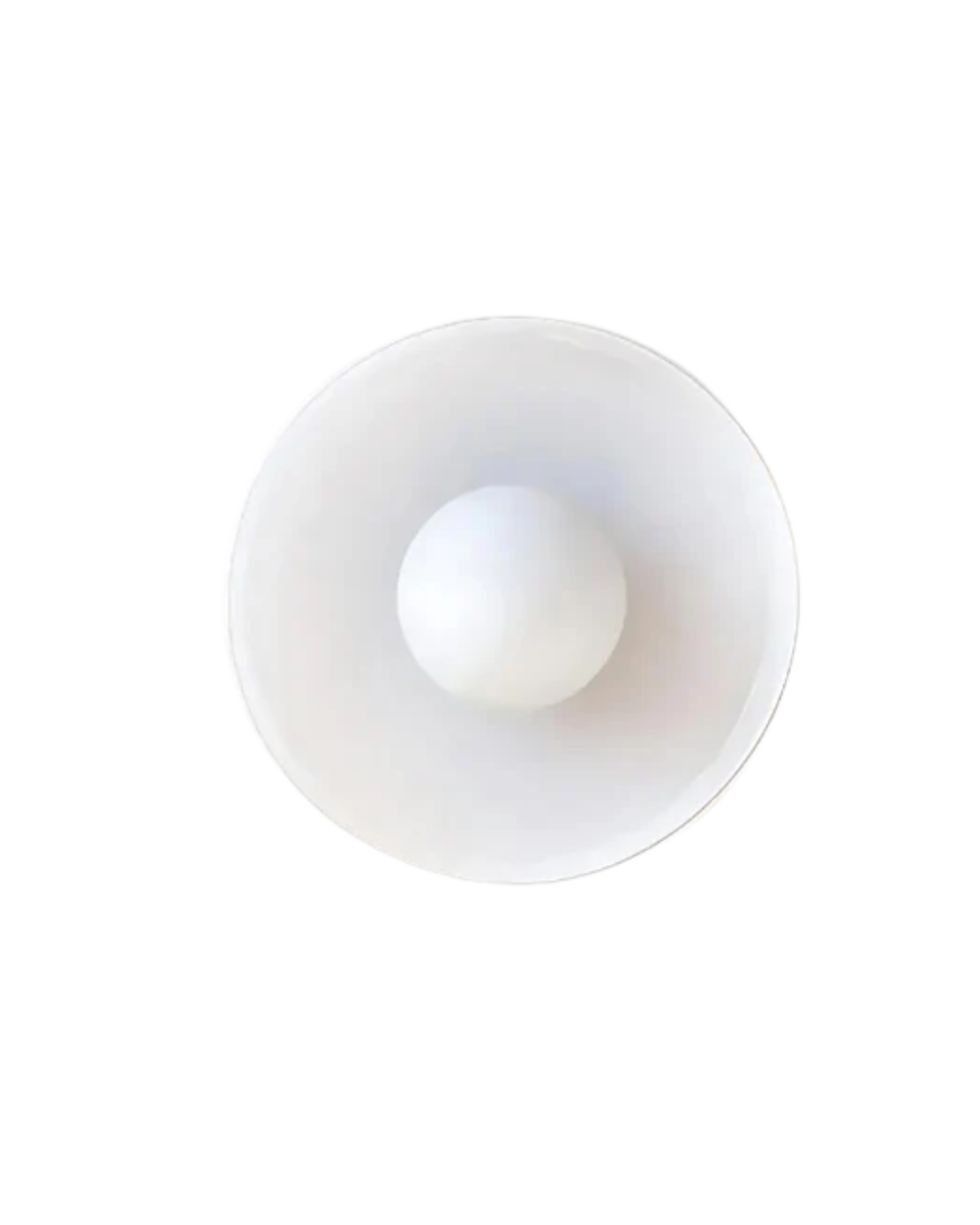 Moderne ronde plafondlamp van glas en ijzer – minimalistische designlamp voor woonkamer en slaapkamer met warme lichtkleur | Sansoti