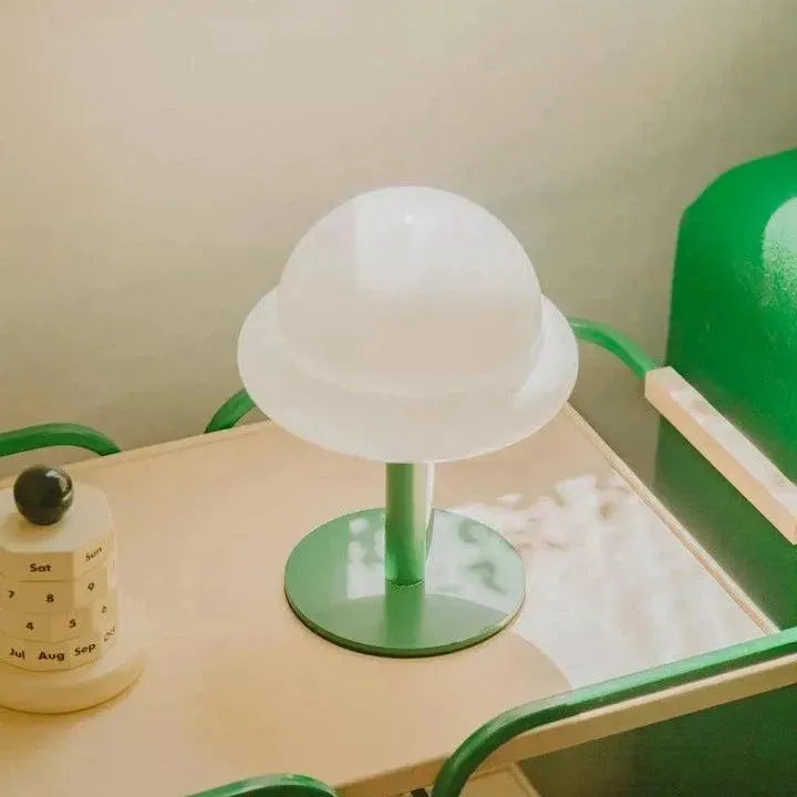 Table Lamp Glass Shade 28.0 cm Mint Or Citrus Bedroom Mood Lighting Modern Accent Light | Thomler