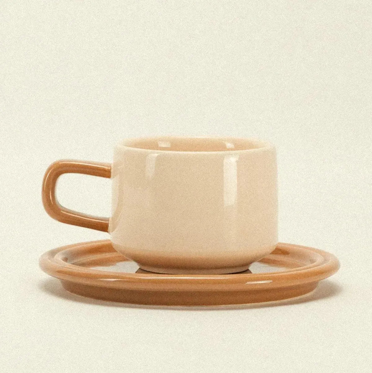Teacup Ceramic Matching Saucer Hot Drink Serving Coffee Tea Tableware Gift Set | Thomler