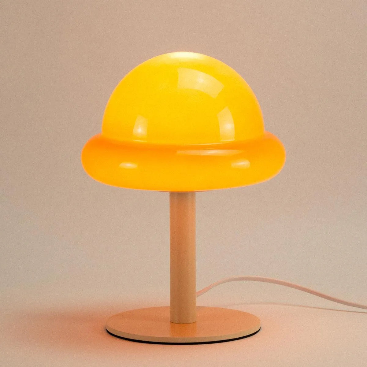 Table Lamp Glass Shade 28.0 cm Mint Or Citrus Bedroom Living Room Mood Lighting Modern Bedside Desk Lamp | Thomler