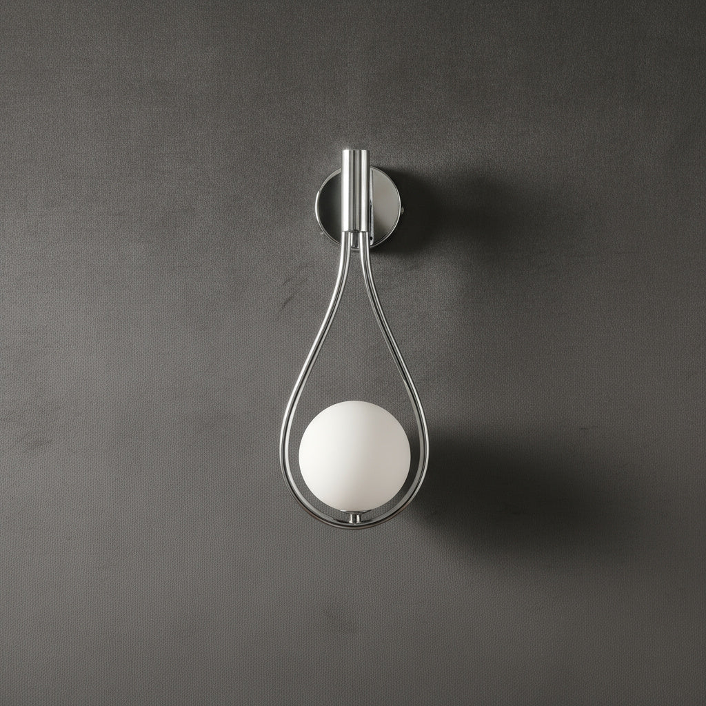 Metal Wall Sconce Minimalist Lamp Gold Black Silver Finish Hardwired Fixture Bedroom Hallway Living Room Dining Room Sconce | Thomler