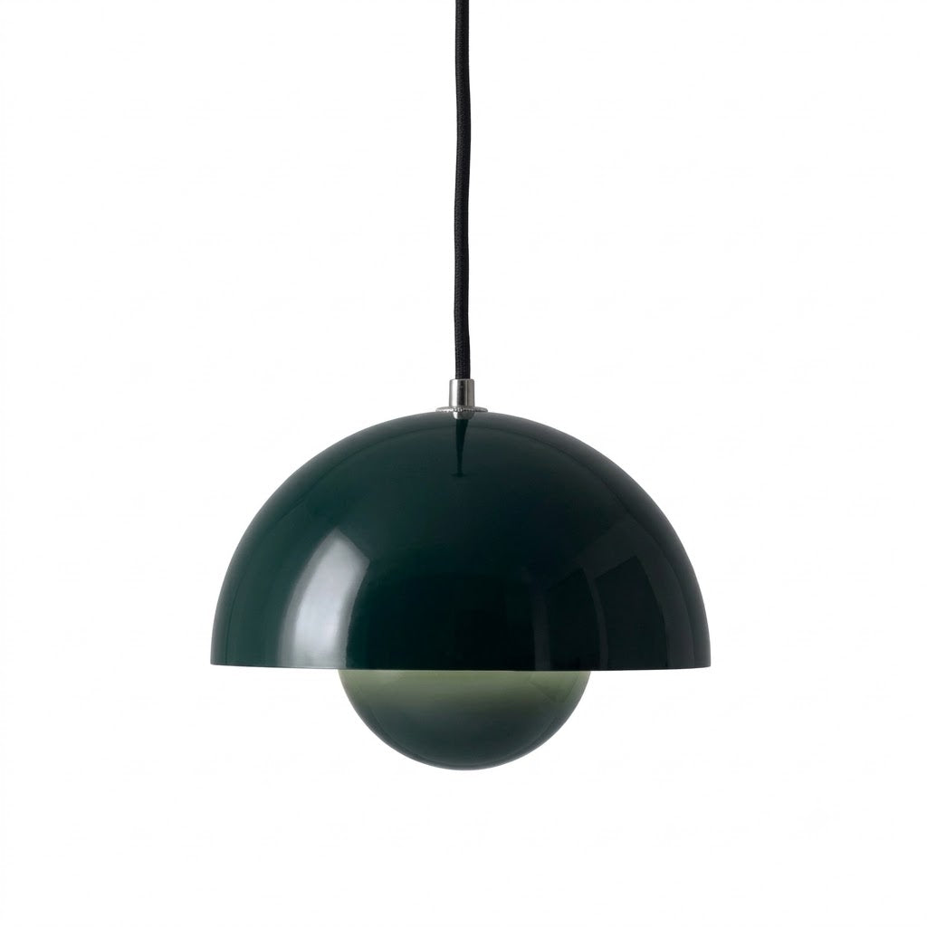 Hanging Planter Light Fixture with Built-In Pot for Indoor Plants & Modern Scandinavian Farmhouse Decor | Thomler