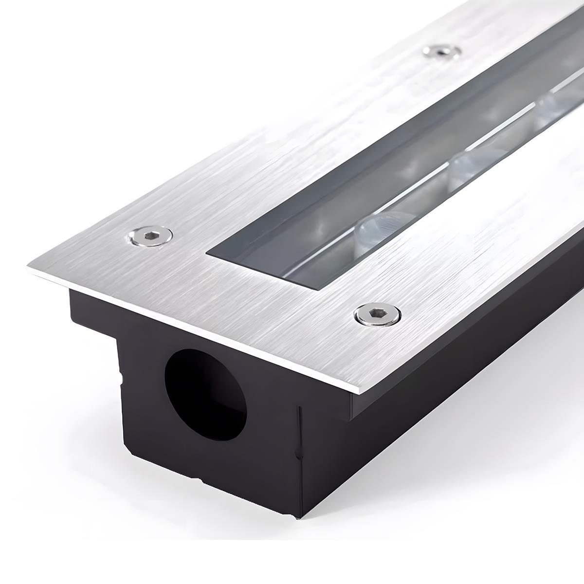 Recessed Linear LED Ground Uplight 39 in – Waterproof Garden Accent Fixture for Pathway Wall Outdoor Landscape Architecture | Thomler