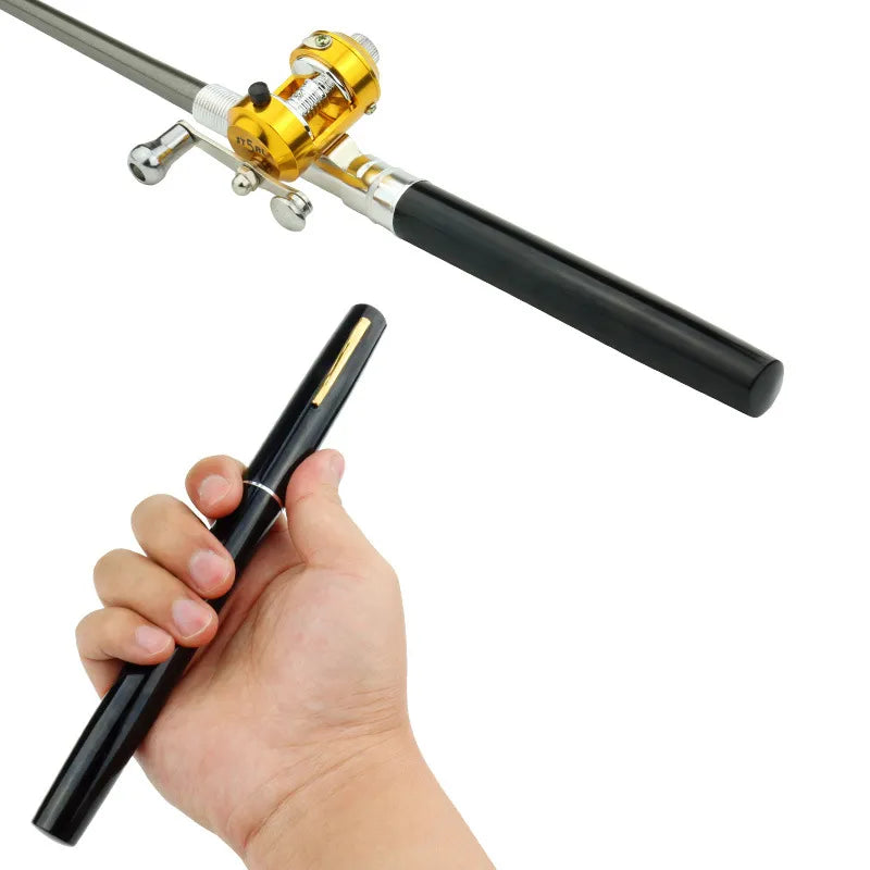 Collapsible Fishing Rod with Aluminum Reel for Travel and Hiking Adventures | Thomler