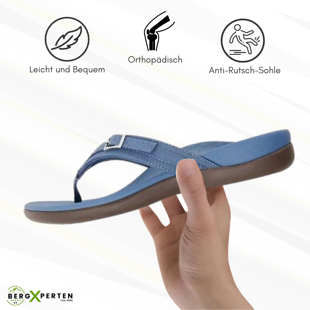 Women's Orthopedic Slide Sandals with Toe Separator for Bunion Relief & Arch Support | Slip-Resistant Footbed for All-Day Comfort | Casual O | Thomler