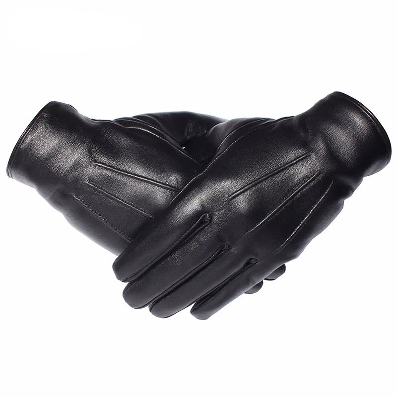 Genuine Sheepskin Winter Gloves with Fleece Lining for Men & Women – Waterproof Cold Weather Hand Protection for Driving & Everyday Wear | Thomler