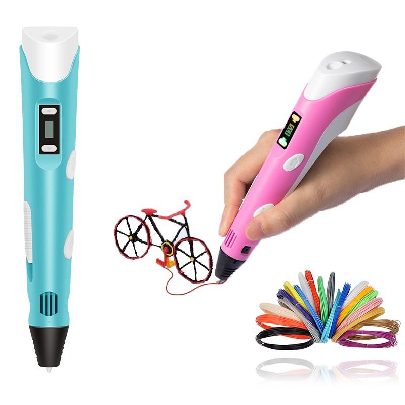 3D Drawing Pen for Kids & Adults – Handheld Art Tool with 164 ft Filament & USB Power | Thomler