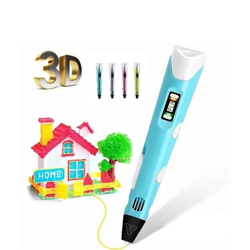 3D Drawing Pen for Kids & Adults – Handheld Art Tool with 164 ft Filament & USB Power | Thomler