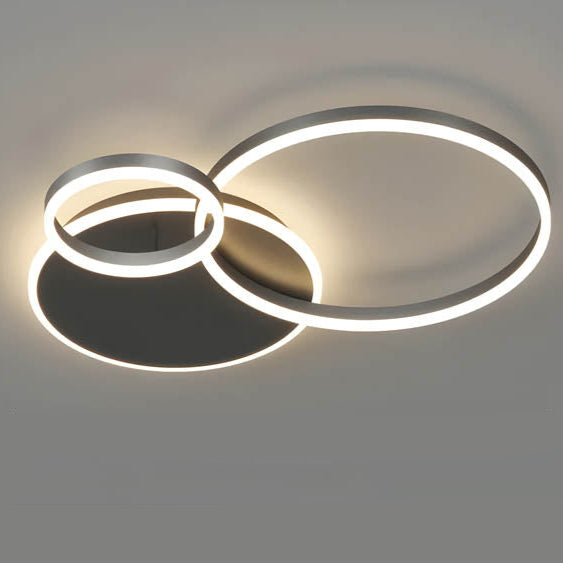 Ceiling Light Aluminium LED 115.0 cm Modern Living Room Bedroom Minimalist Ring Design | Thomler