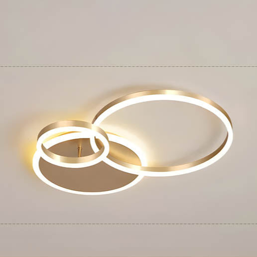 Ceiling Light Aluminium LED 115.0 cm Modern Living Room Bedroom Minimalist Ring Design | Thomler