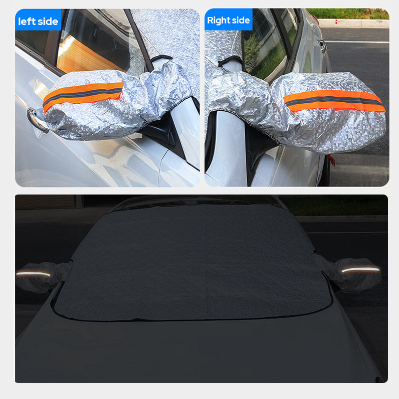 Windshield Snow Cover with Magnetic Hold & Mirror Protection for Cars, SUVs & Trucks – All-Season Frost Shield & Sun Blocker | Thomler
