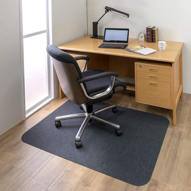 Office Floor Protector for Hardwood & Tile – Transparent Rolling Chair Guard | Thomler