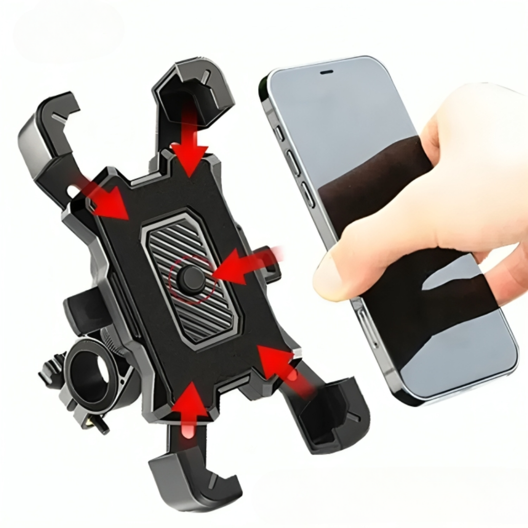 Rotating Phone Mount for Bike Handlebar – 360° Adjustable Smartphone Holder for Bicycle, Motorcycle & E-Bike – Universal Fit for iPhone | Thomler
