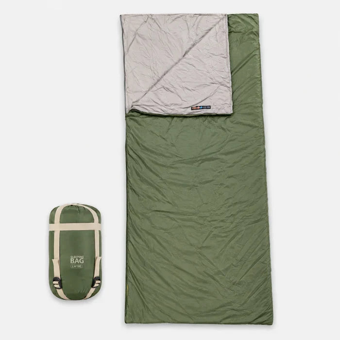 Lightweight Camping Sleep Sack with Compression Carry Bag for Backpacking & Hiking Trips | Thomler