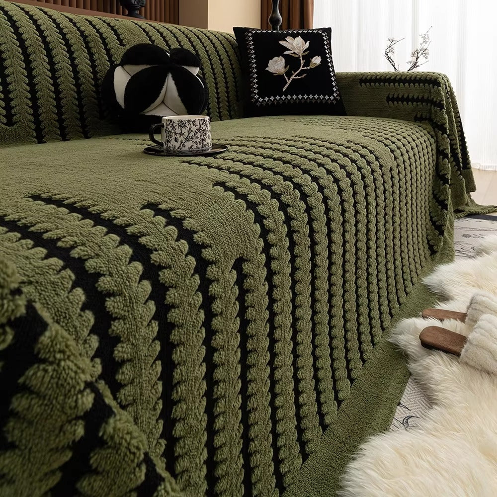 Quilted Microfiber Sofa Slipcover with Non-Slip Backing – Thick Tufted Furniture Protector for Couch & Loveseat, Machine Washable | Thomler