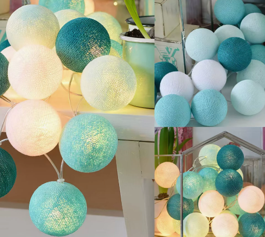 Navando | Decoratieve Lichtslinger Met Zachte Bolletjes