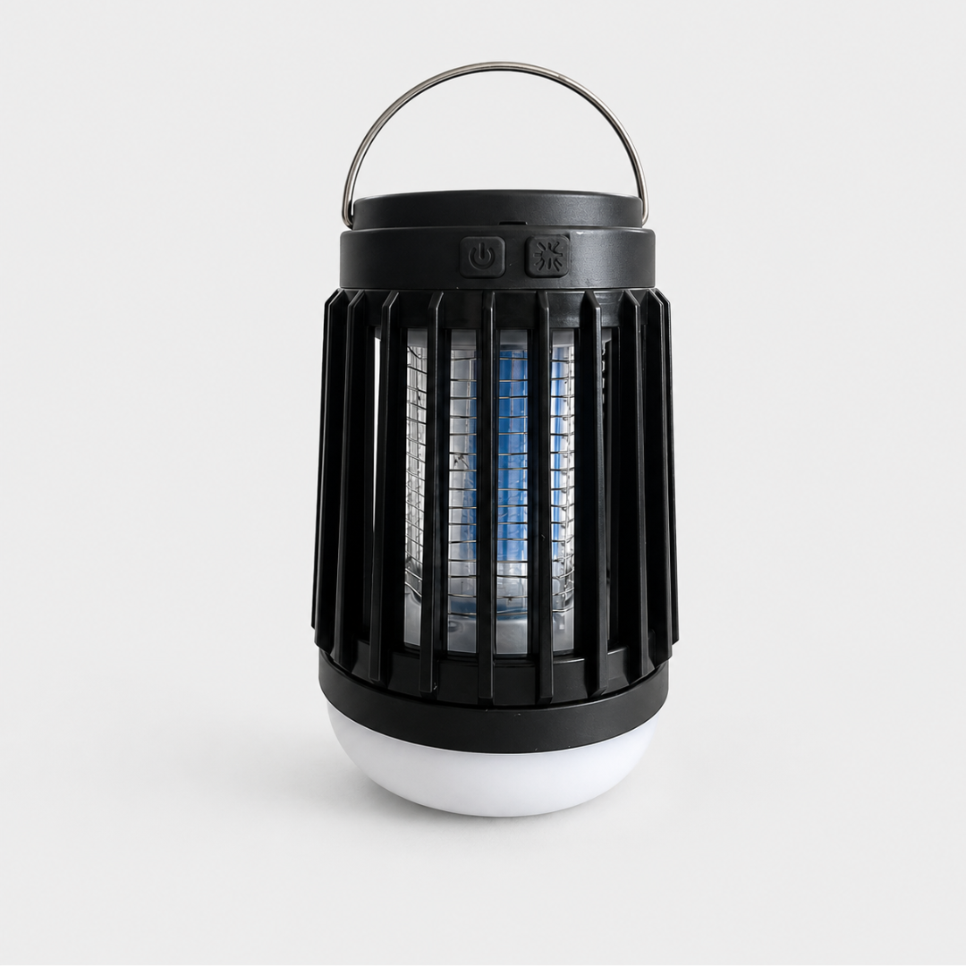 Solar Bug Zapper with UV Light & LED Camping Lantern for Outdoor Mosquito Control & Patio Lighting | Thomler