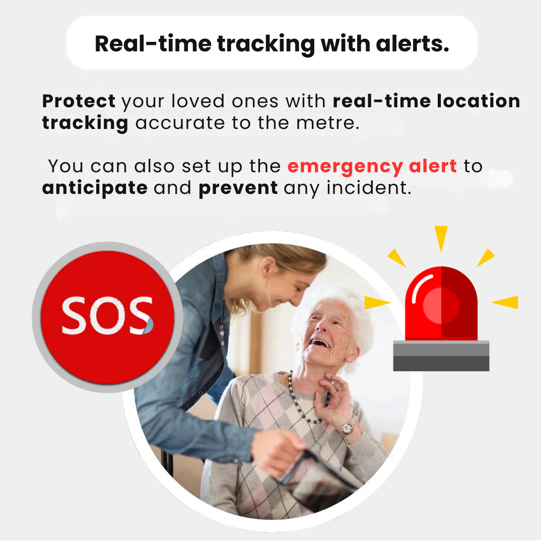 Portable Location Finder for Older Adults – Live Position Monitoring, Fee-Free Operation | Thomler
