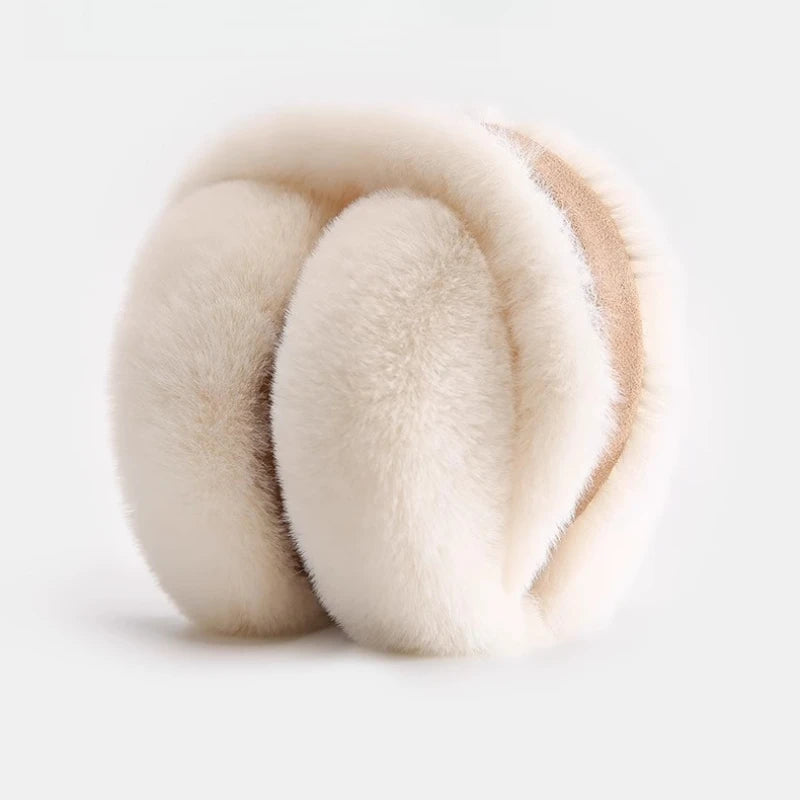 Faux Fur Ear Warmers – Adjustable Fleece Headband for Cold Weather Protection | Thomler