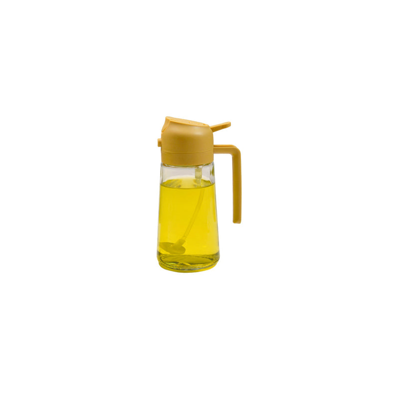 Glass Oil Mister and Pouring Bottle for Cooking – Dual-Function Sprayer with Wide Mouth, 16 oz Capacity – Leak-Proof Kitchen Dispenser for | Thomler