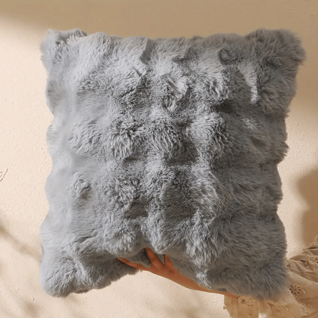 Faux Fur Throw Pillow Cases – Ultra Plush Decorative Covers with Hidden Zip for Living Room, Bedroom & Sofa | Thomler