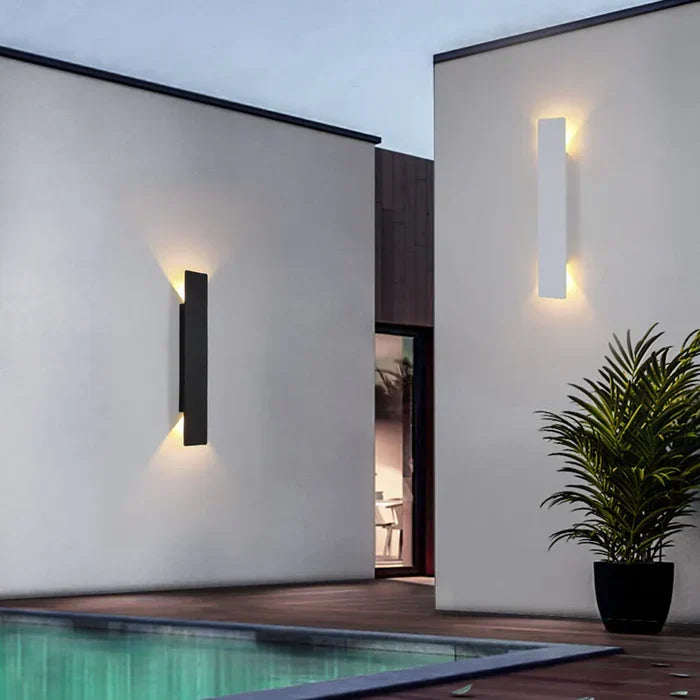 Weather-Resistant Aluminum Outdoor Wall Light for Patio Garden Entryway IP65 Waterproof LED Wall Sconce Modern Exterior Lighting | Thomler