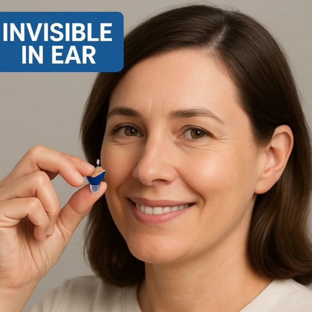 Rechargeable In-Ear Sound Amplifier Set – Discreet Personal Audio Device for Everyday Listening, Conversations & Daily Activities | Thomler