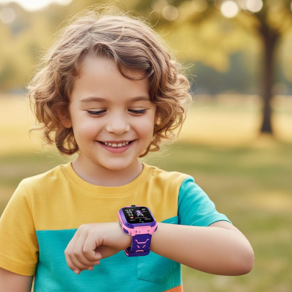 Kids Location Tracker Smartwatch with Two-Way Calling and Emergency Button for Ages 4-12 | Thomler