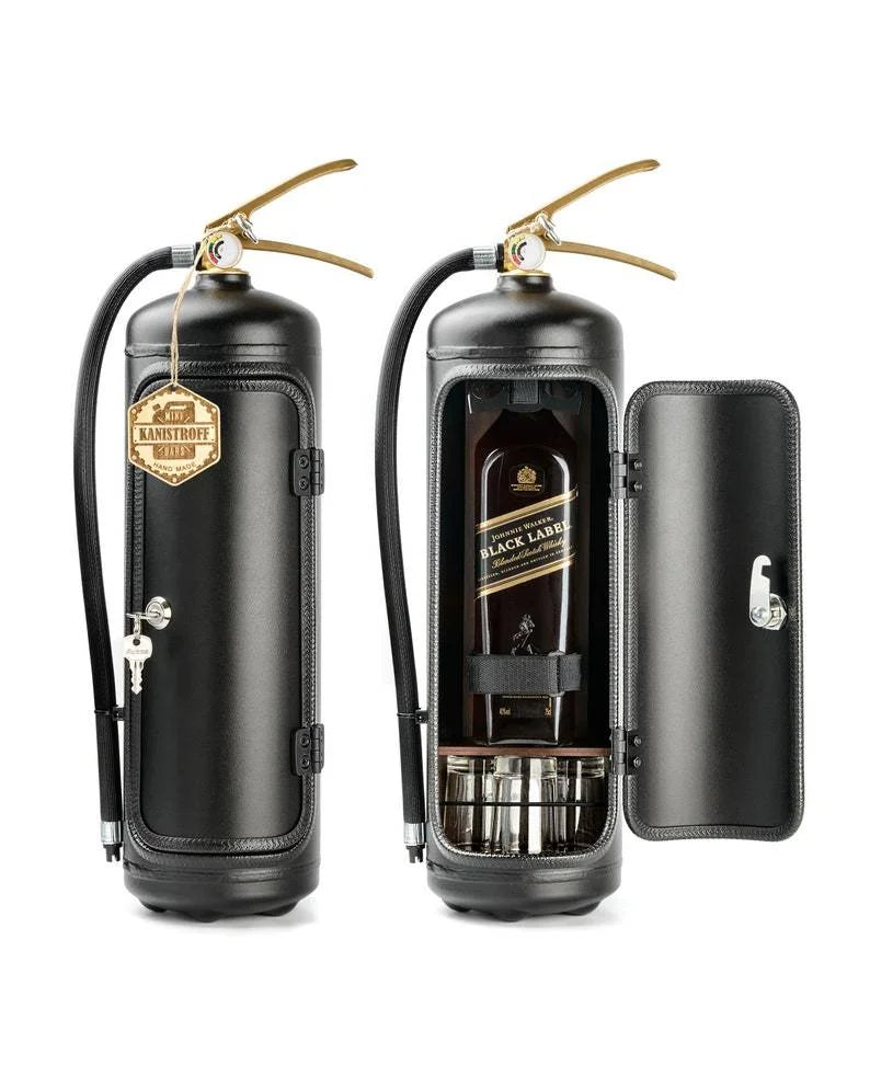 Hidden Fire Extinguisher Liquor Cabinet Decoy Safe for Bottle Storage Home Bar Man Cave Office Conversation Piece Metal Disguise | Thomler